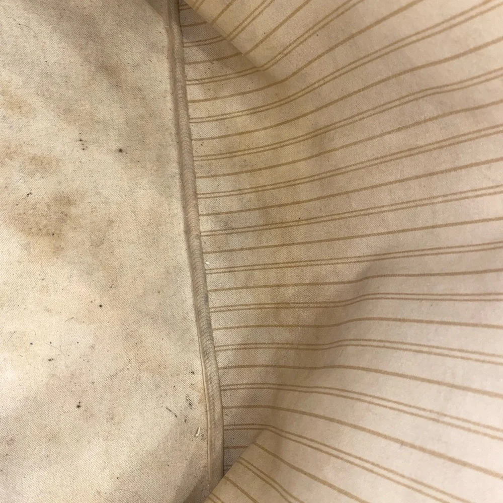 Louis Vuitton Never-full Large White and Gray Checkered Tote